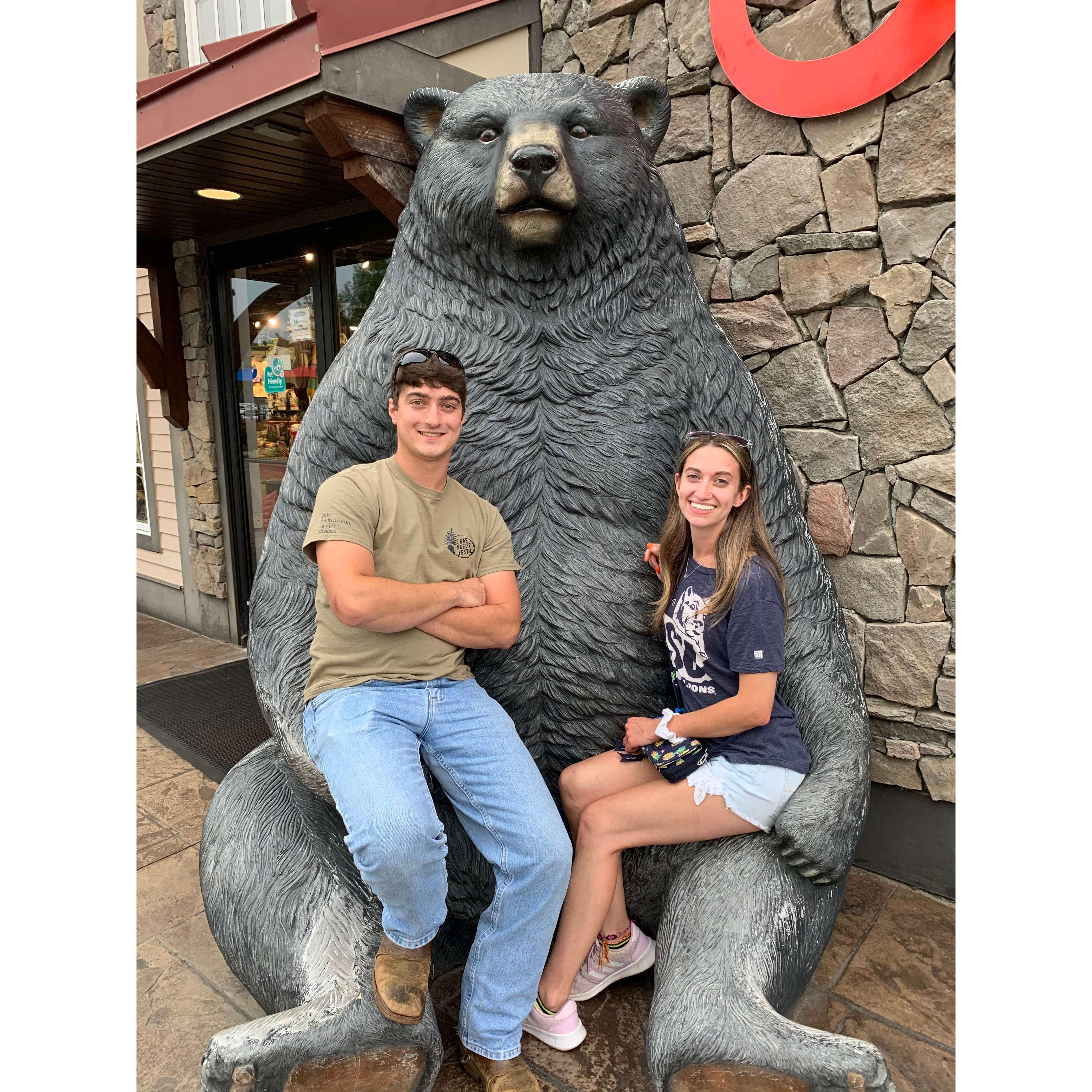 Our first big vacation together in Tennessee.
