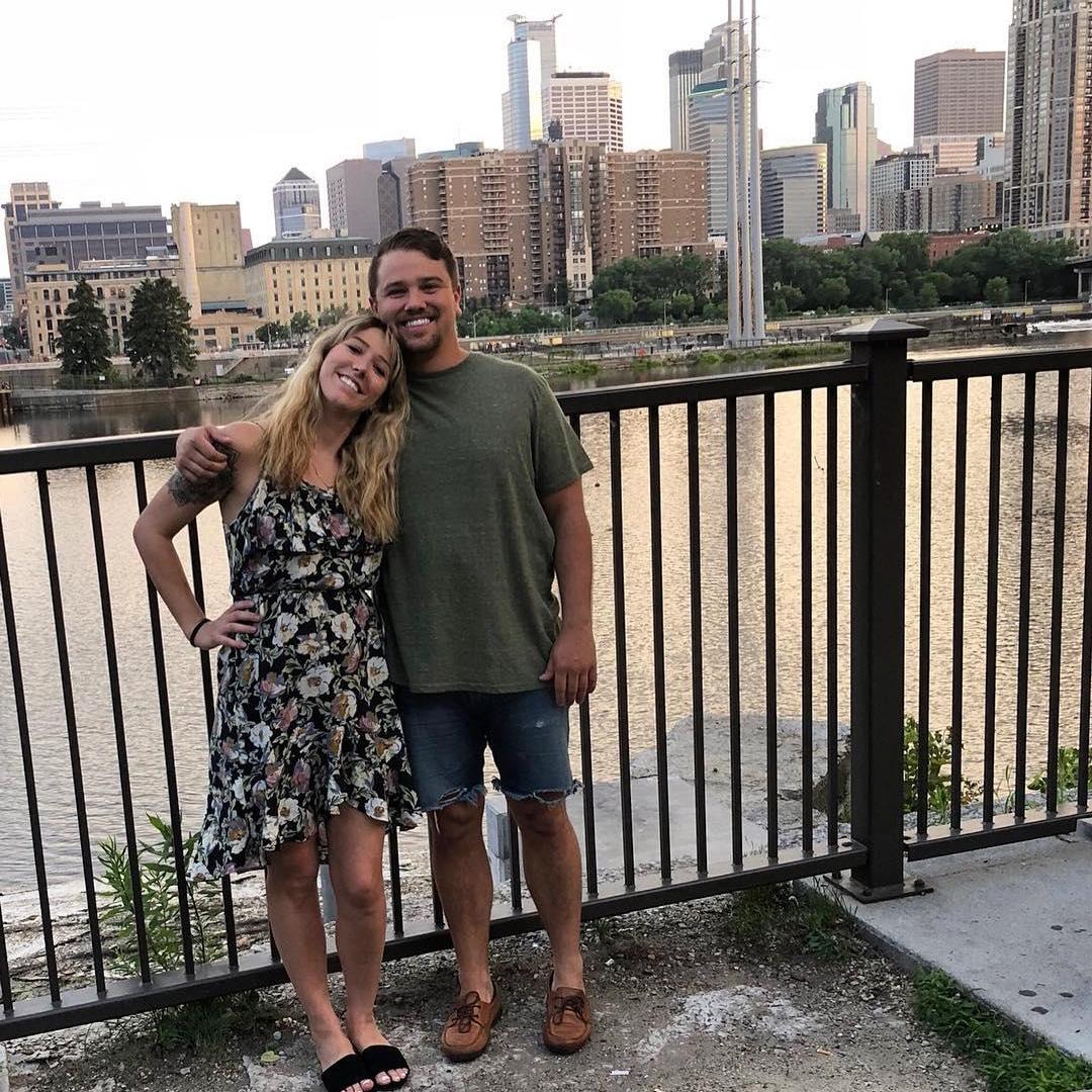 Our first picture in our new city! Minneapolis June 2018