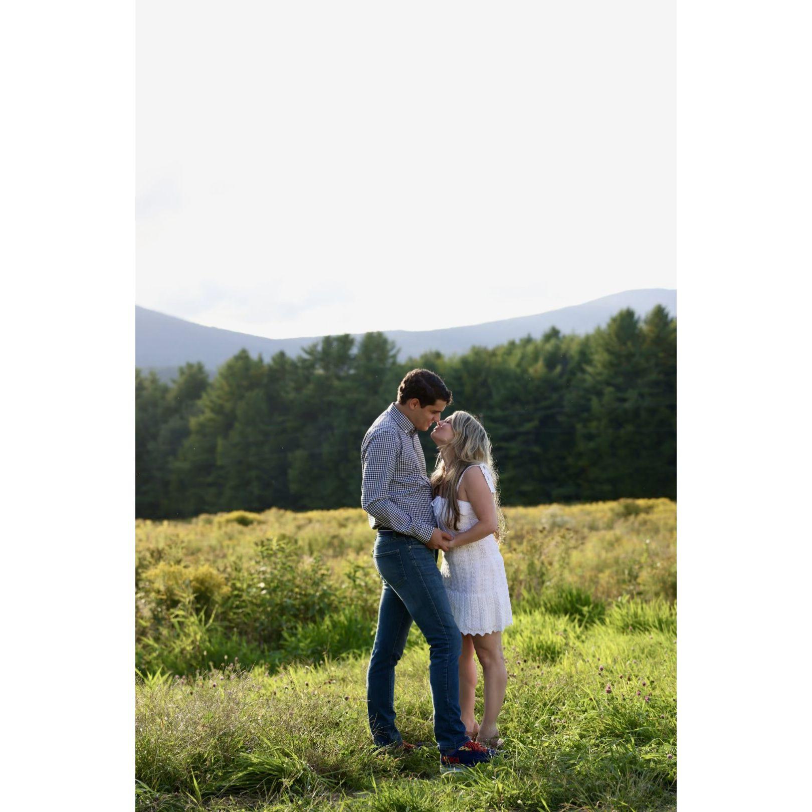 Our engagement shoot in Vermont!!