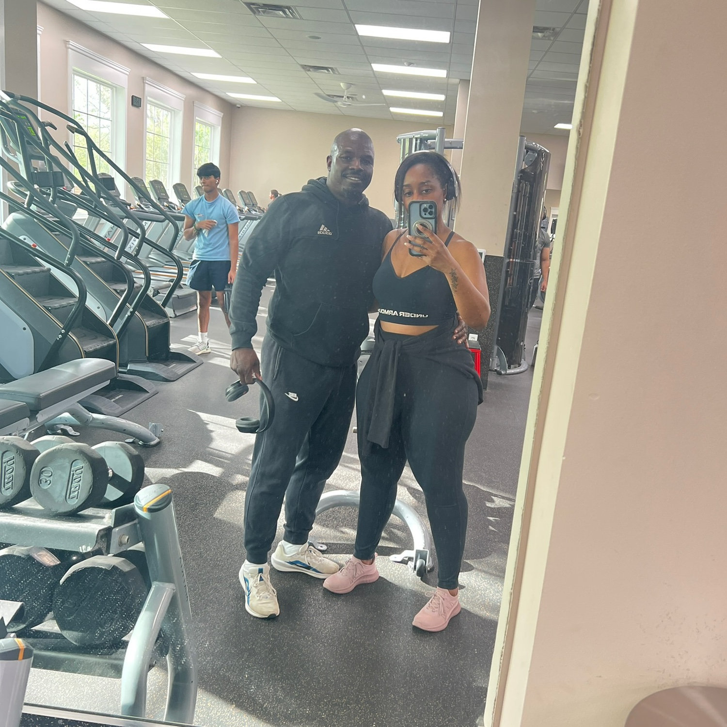 Workout partners.