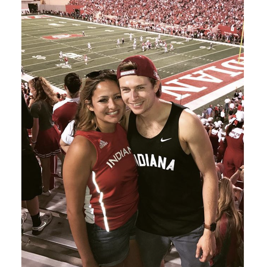 Olivia's first IU game