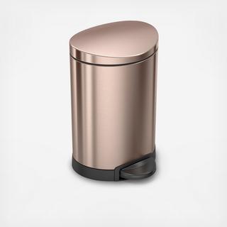 Small Stainless Steel Semi-Round Step Can