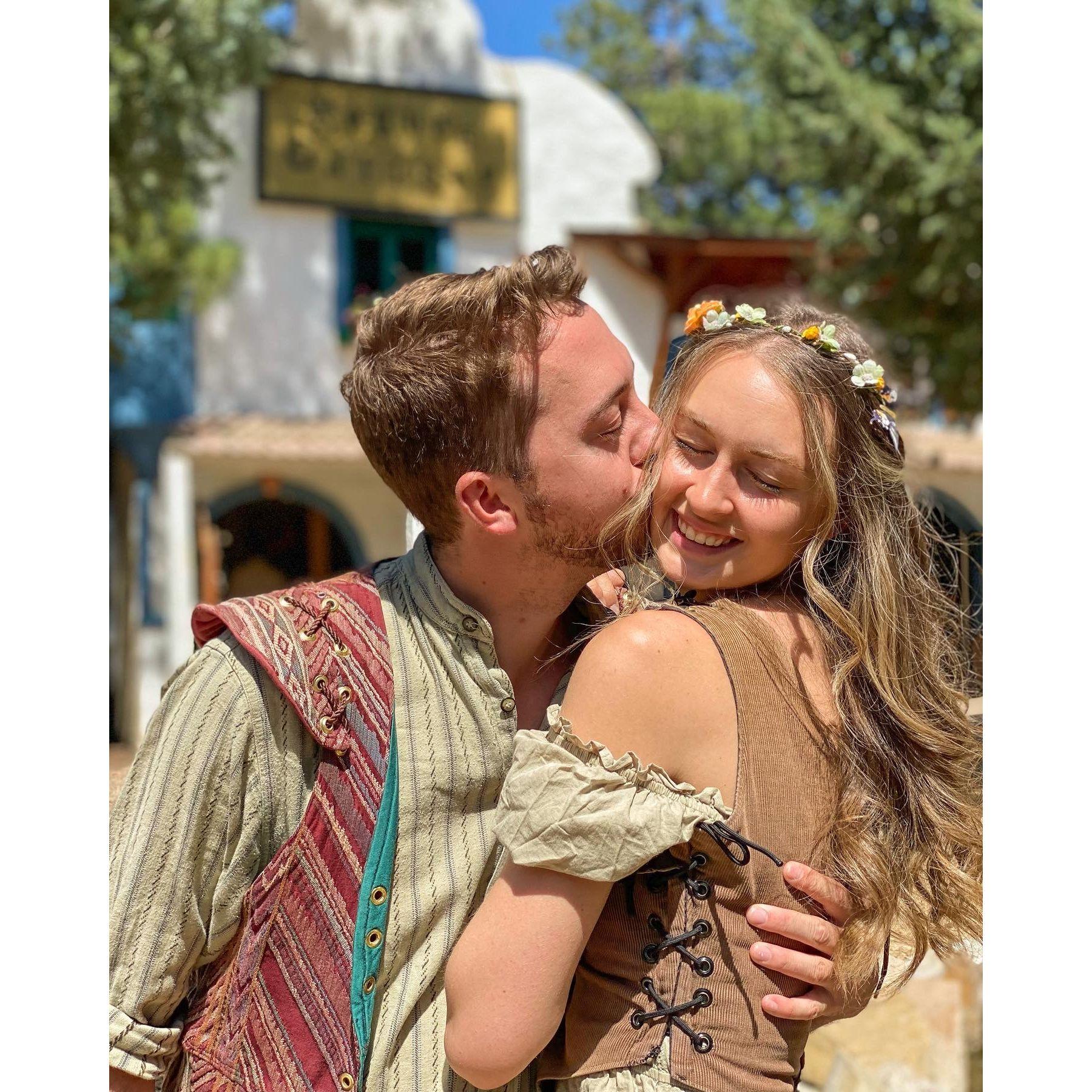 One of our many Renaissance fair days!