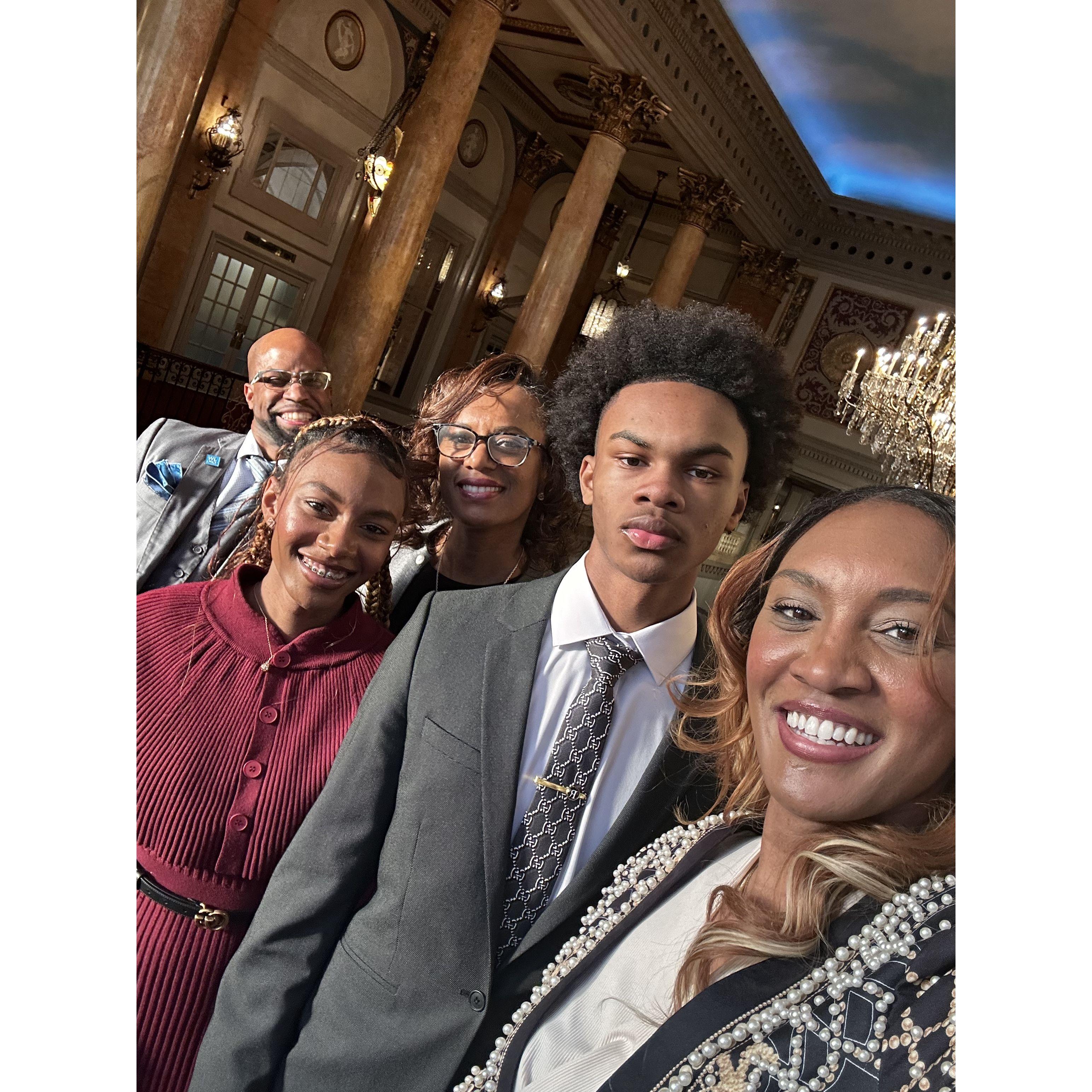 When you’re trying to take a classy group photo… and Josh sneaks in with the ultimate photobomb! 😂📸 

#ClassicJosh #PhotoBomberExtraordinai