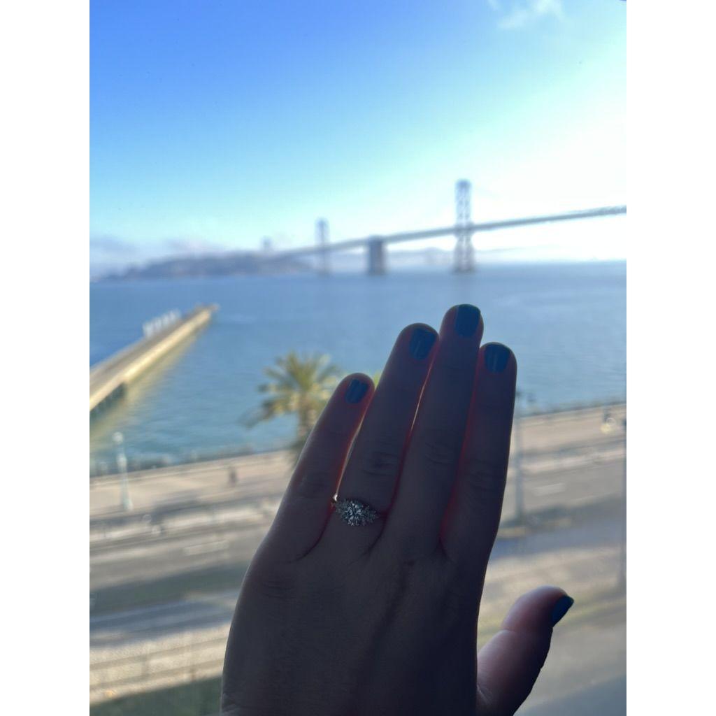 Taken the morning after Marc proposed at Harbor Court Hotel during the NYE fireworks!
