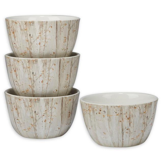 Certified International A Woodland Walk Ice Cream Bowls (Set of 4)