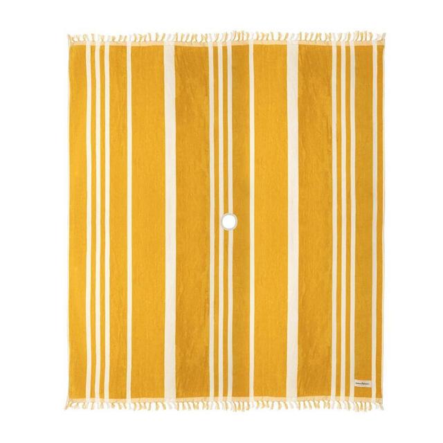 Business And Pleasure The Beach Blanket Vintage Yellow Stripe