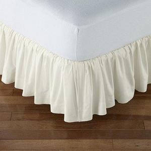 Gathered Cotton Bed Skirt