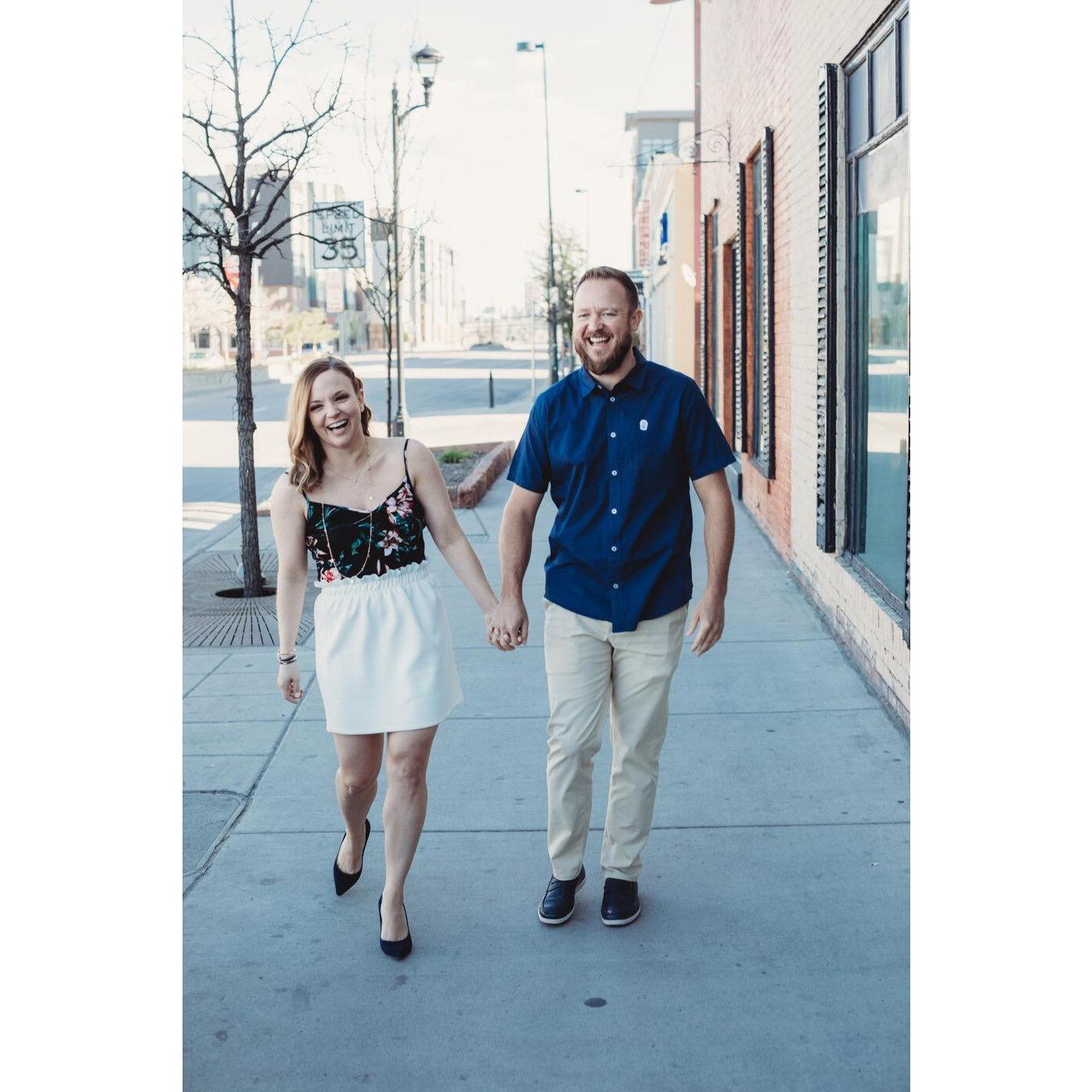 Engagement Shoot - South Broadway, Denver. April 2019