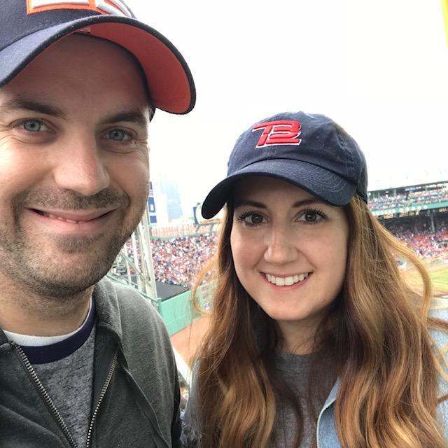 Our first of many games at Fenway Park together. (May 2018)