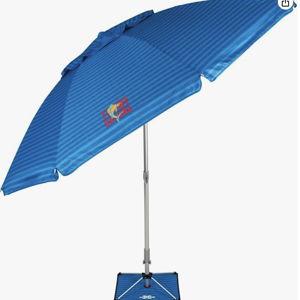 T0MMY BAHAMA 8 ft Beach Umbrella with wind vent and sand anchor