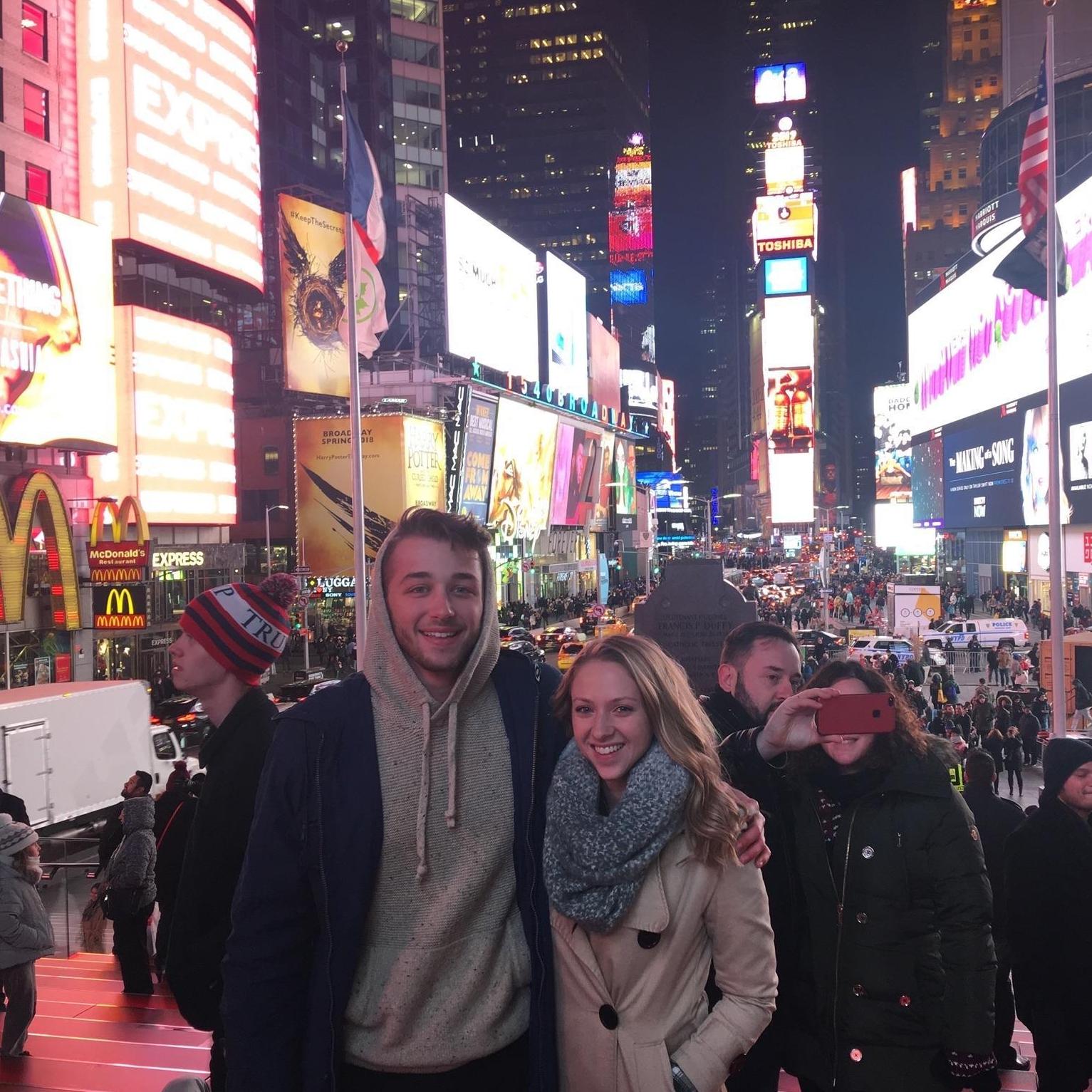Our first time in NYC together!