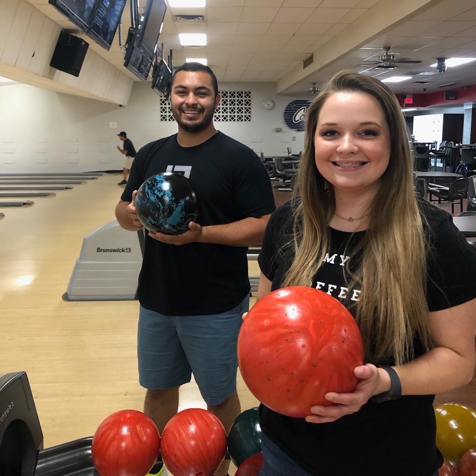Our first time bowling together!