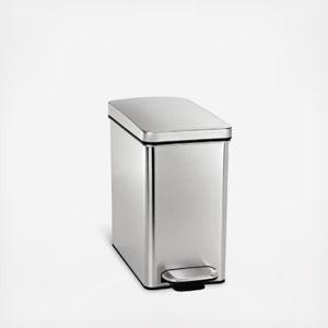 simplehuman Small Stainless Steel Profile Step Can