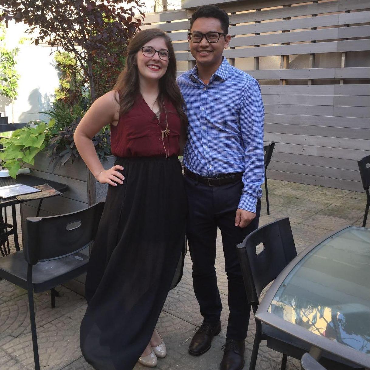 Our first anniversary! awww June 2016