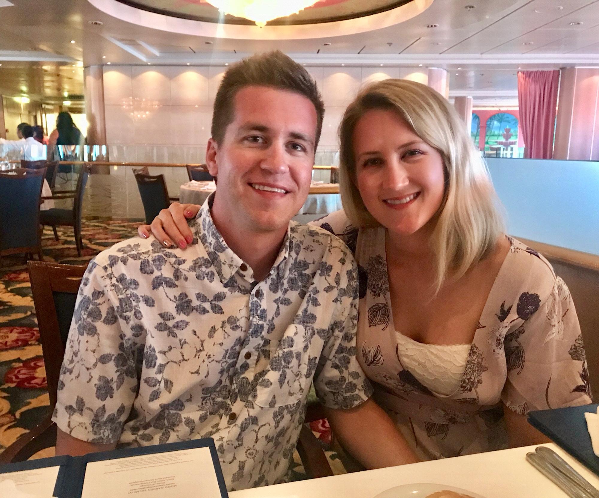 Our first cruise together in 2018