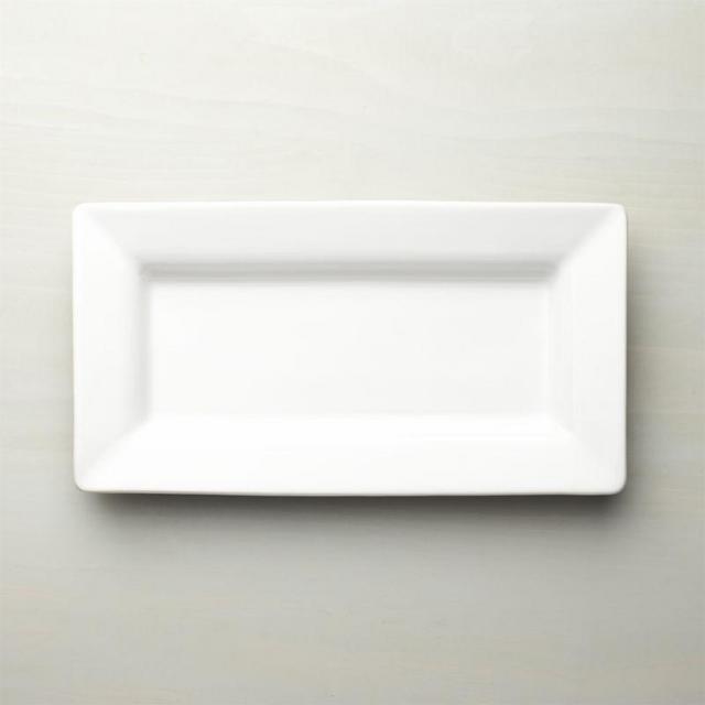 Italian White Ceramic Small Platter