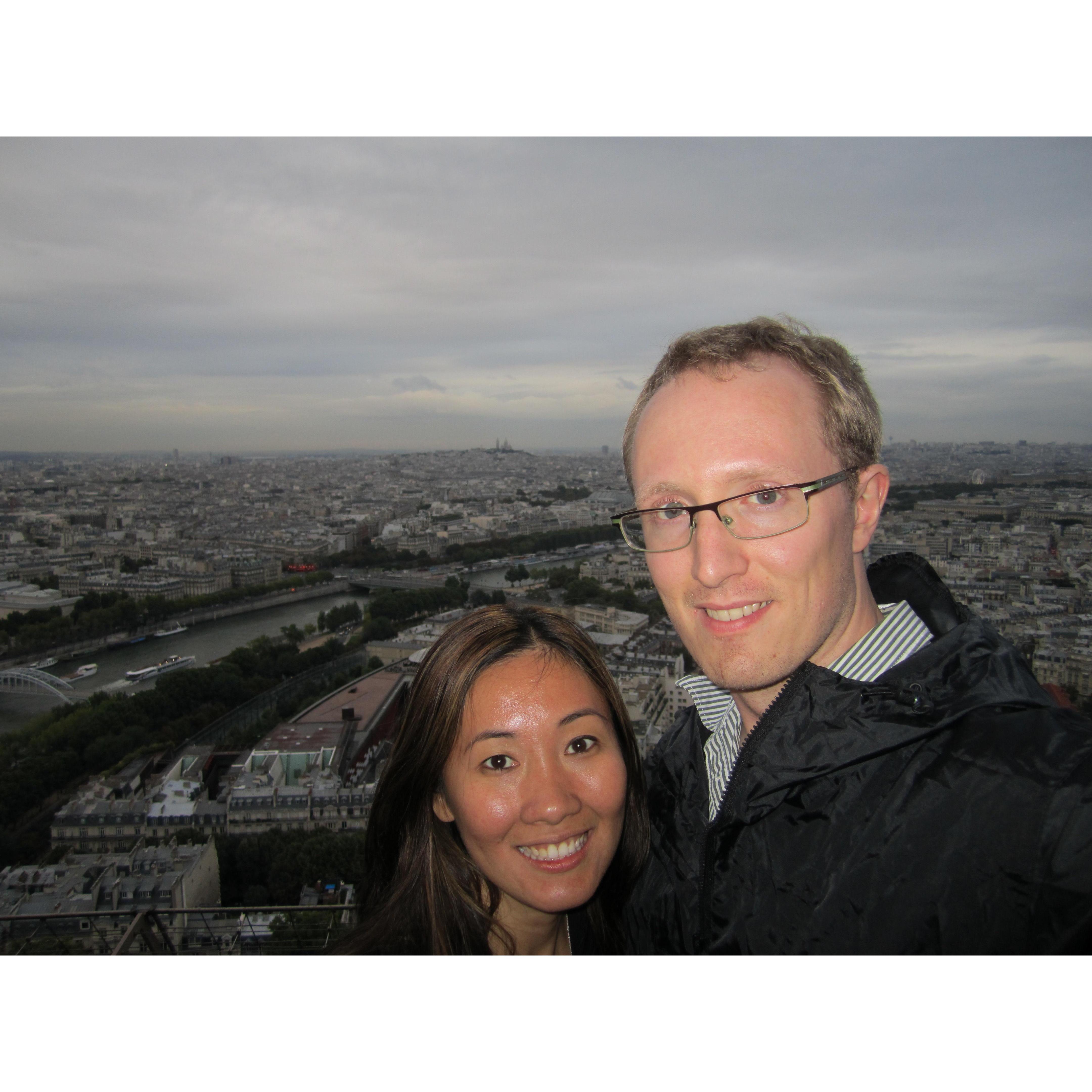 Juliette's first trip to Paris...Mike tagged along