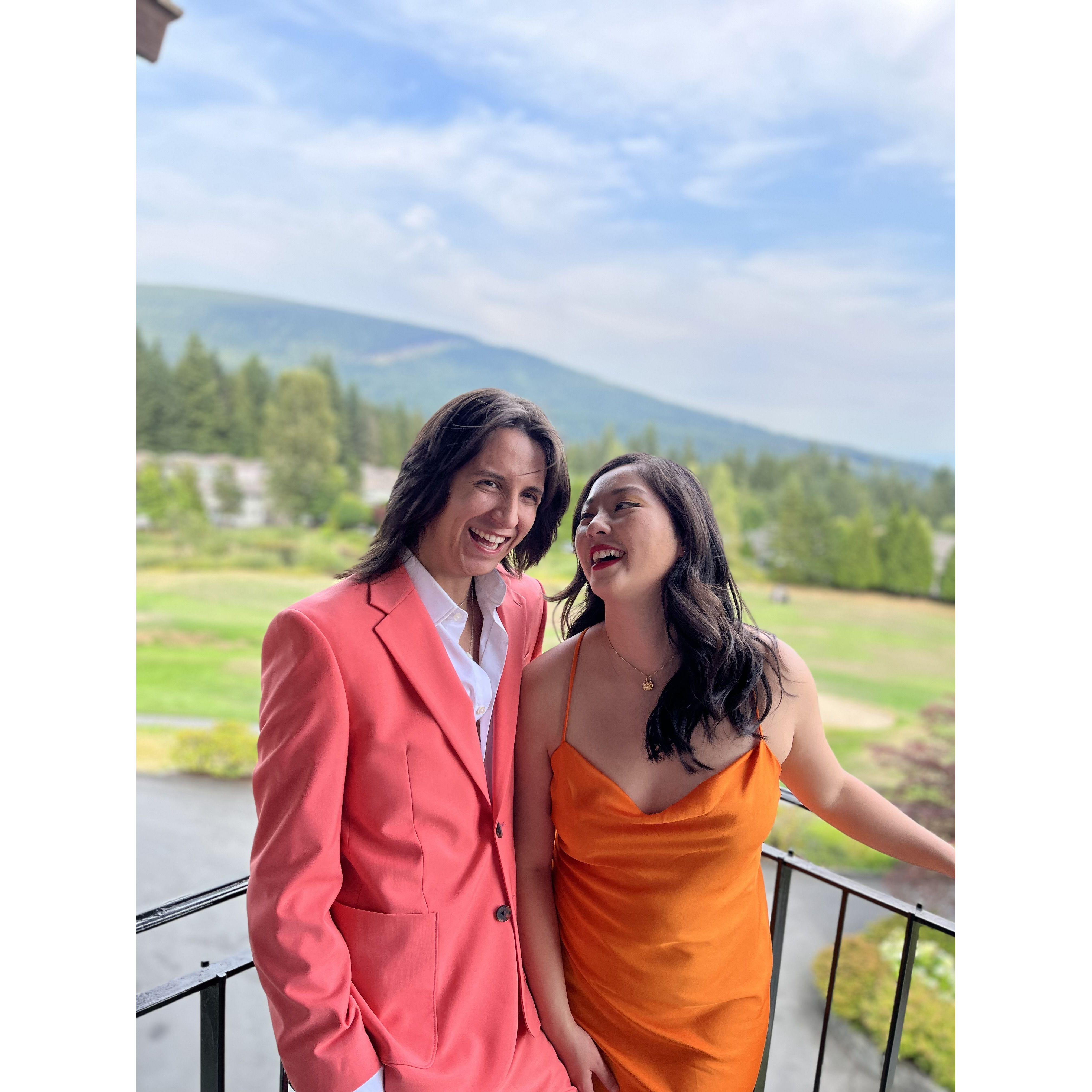 Always making each other laugh.