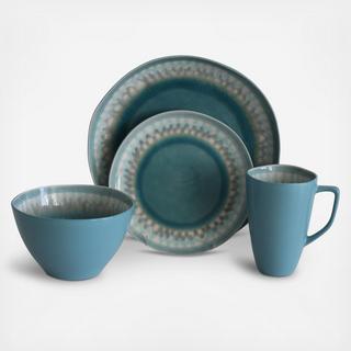 Shibori 16-Piece Dinnerware Set, Service for 4
