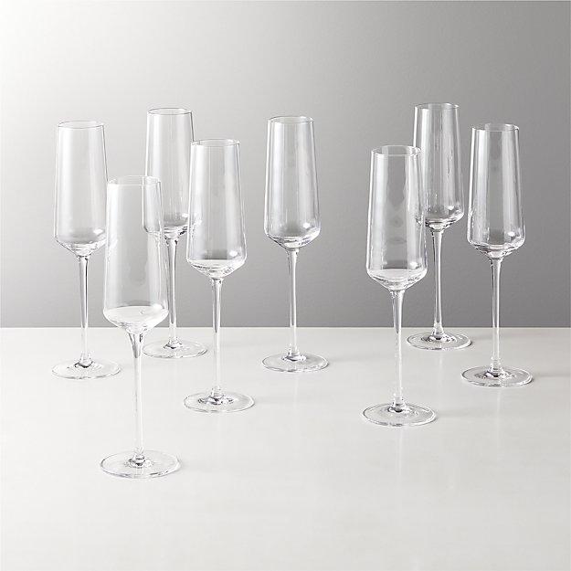 Muse Champagne Flute Set of 8