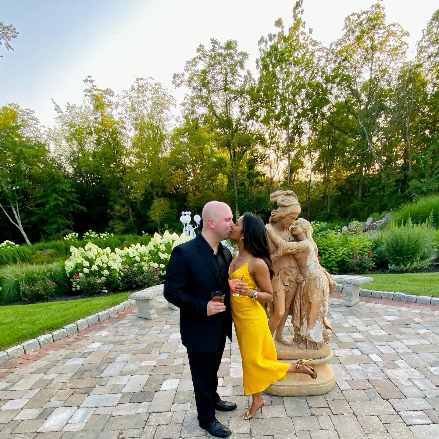 At one of our closest friends wedding