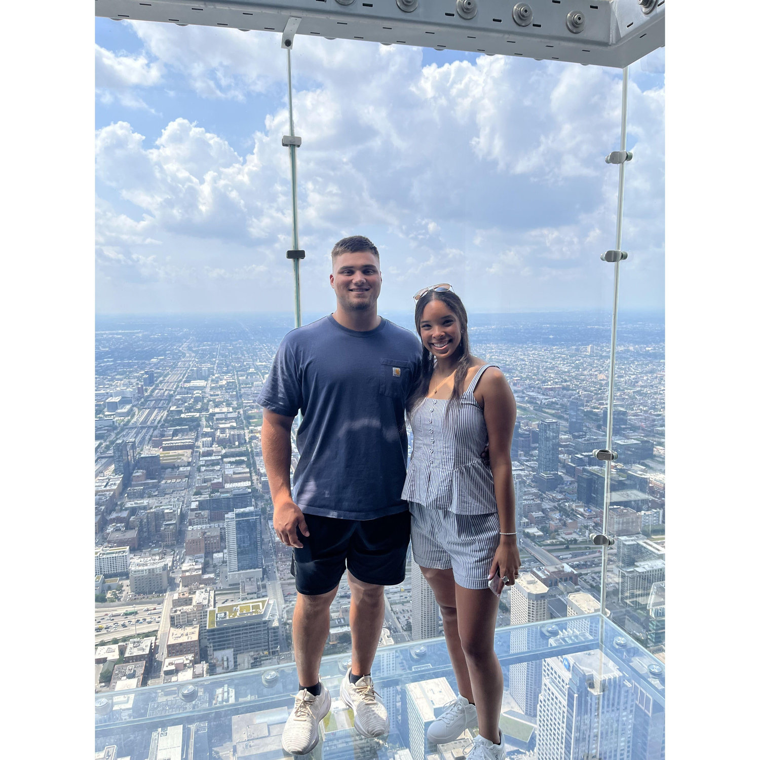 Summer 2025 - Chicago trip, standing on the 103rd floor of Willis Tower!