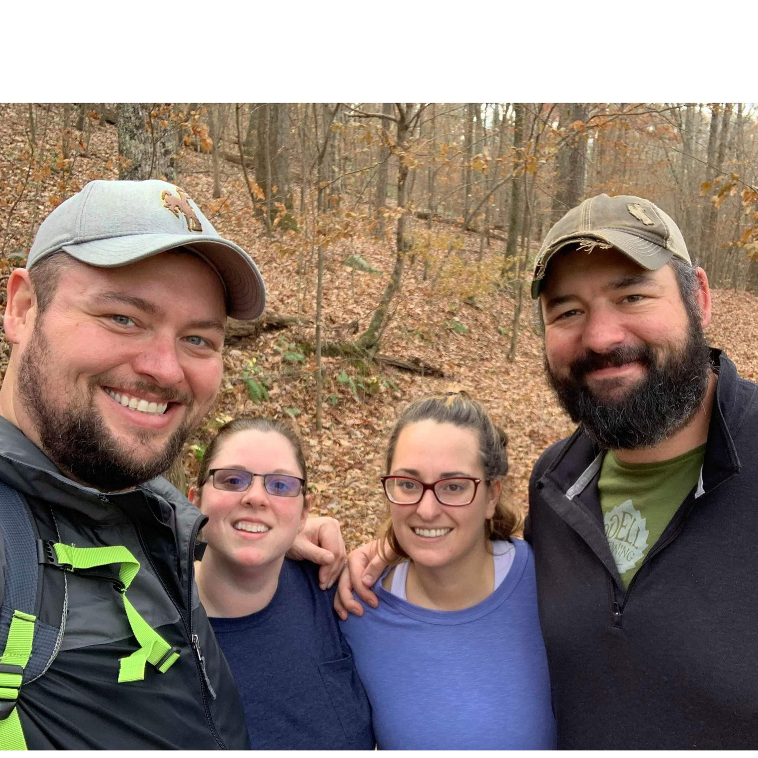 Family hiking trip
