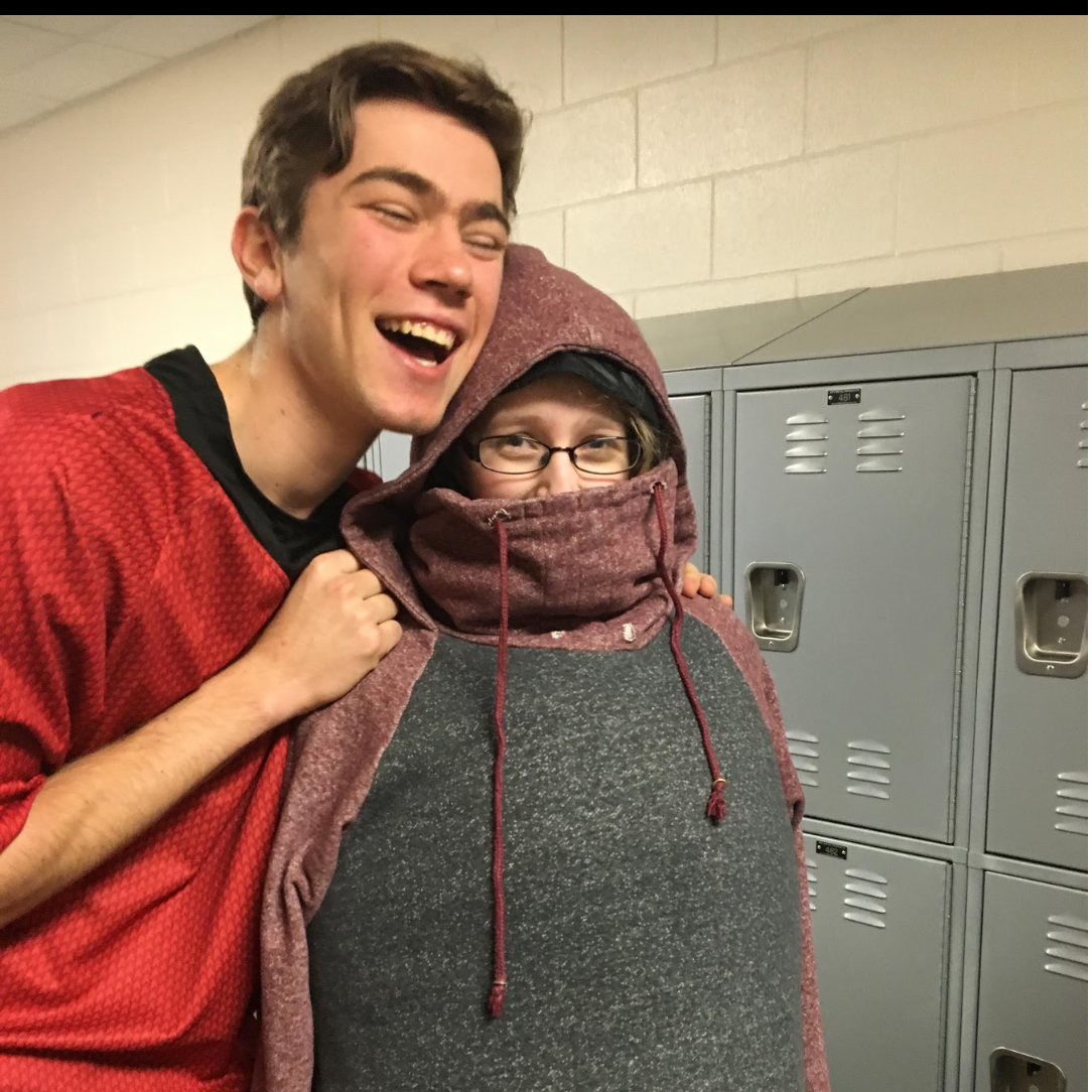 "I'm cold," said Laura.
six sweatshirts later...