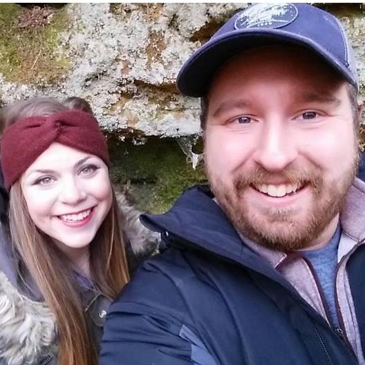 Celebrating our two year anniversary at Devils Punch Bowl in Wisconsin.
