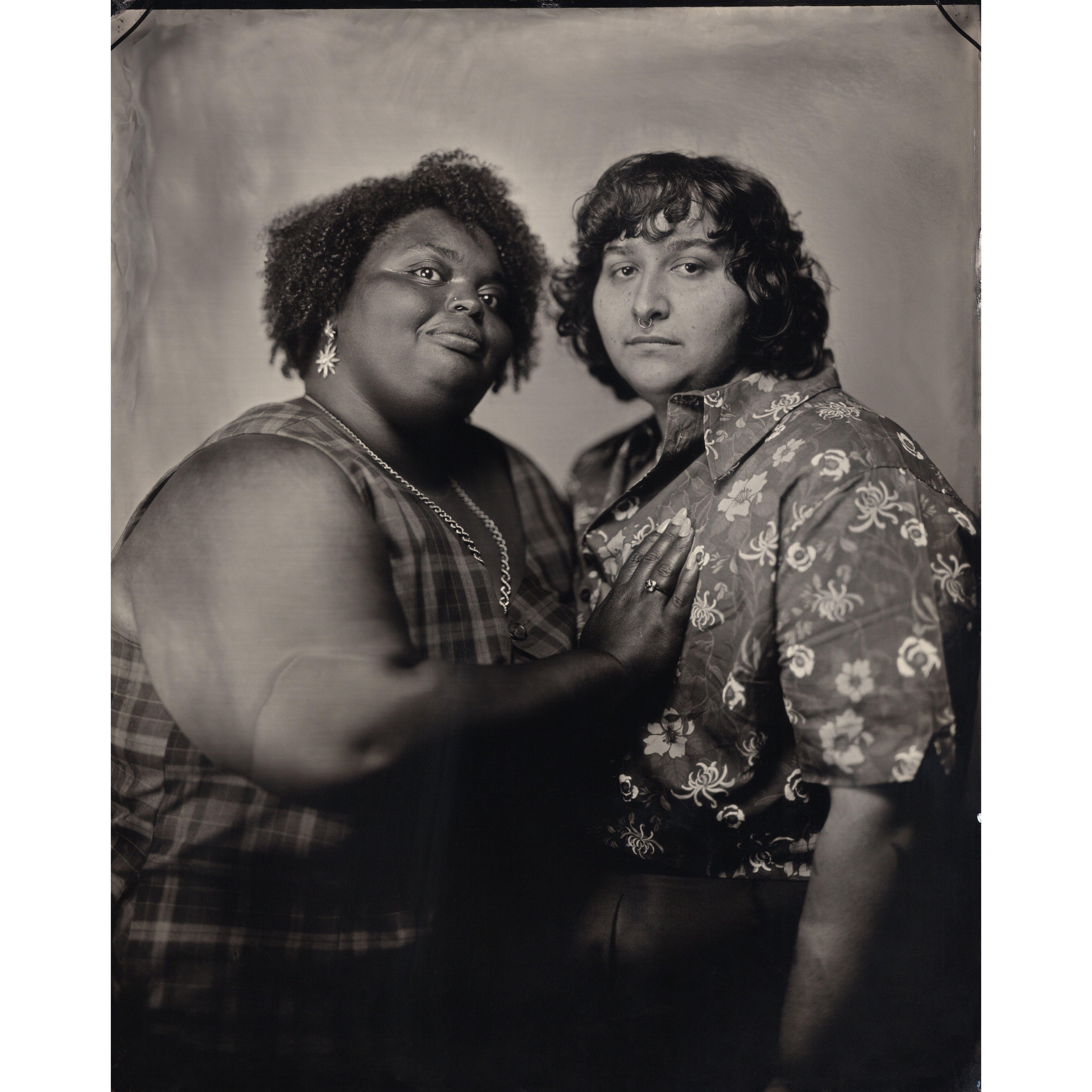Engagement Tintype by Megan Karson