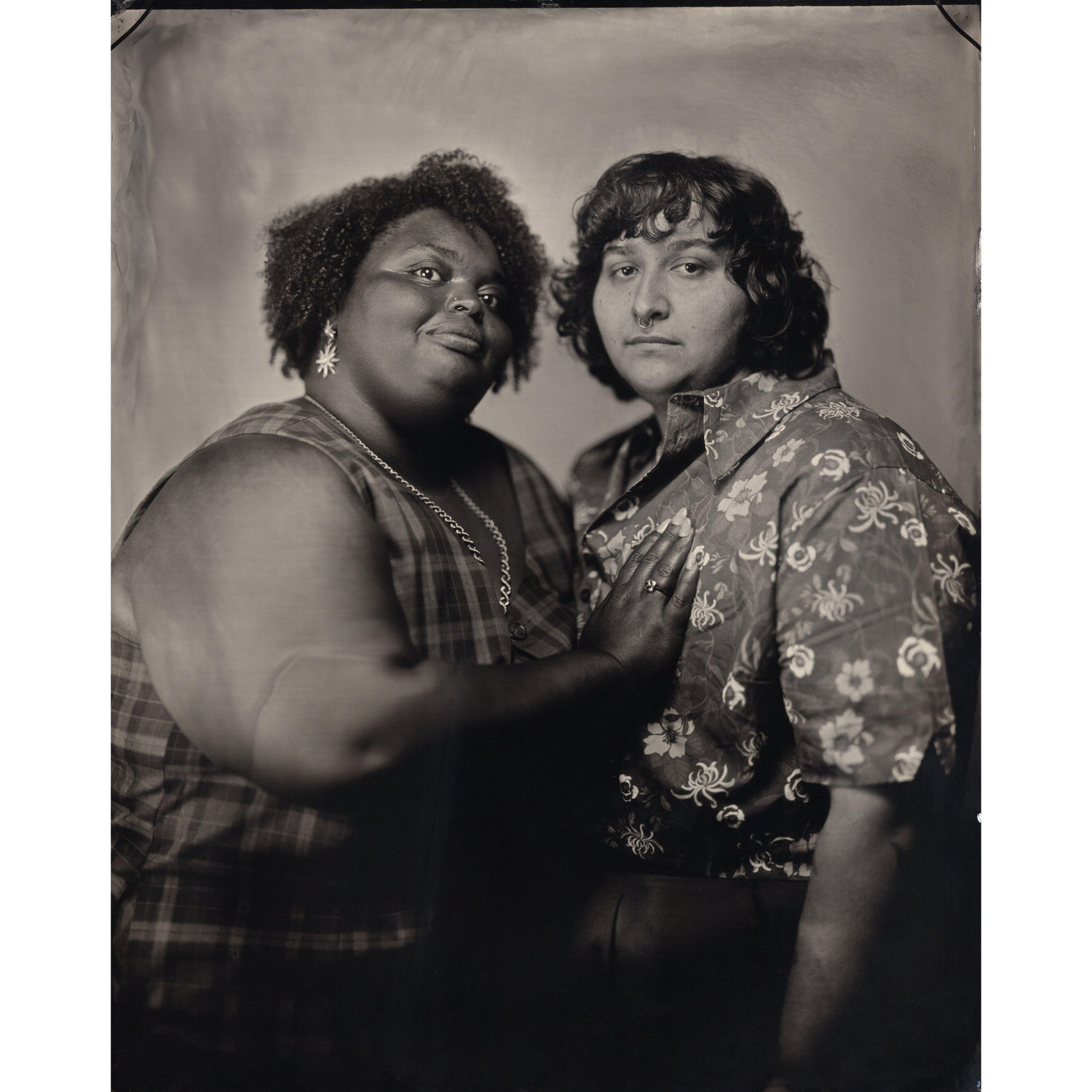 Engagement Tintype by Megan Karson