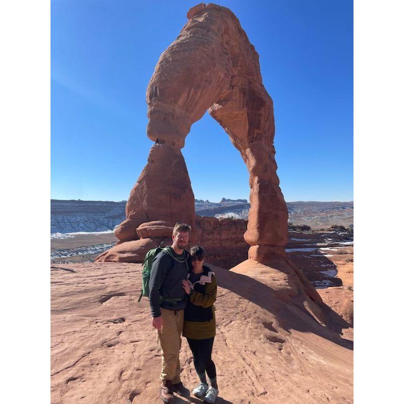 Our second date at Arches National Park, Moab, UT.