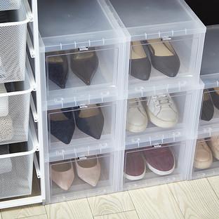 Small Drop-Front Shoe Box Case of 6