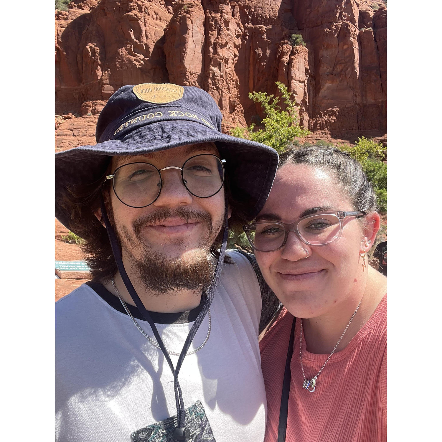 Our first photo together!
