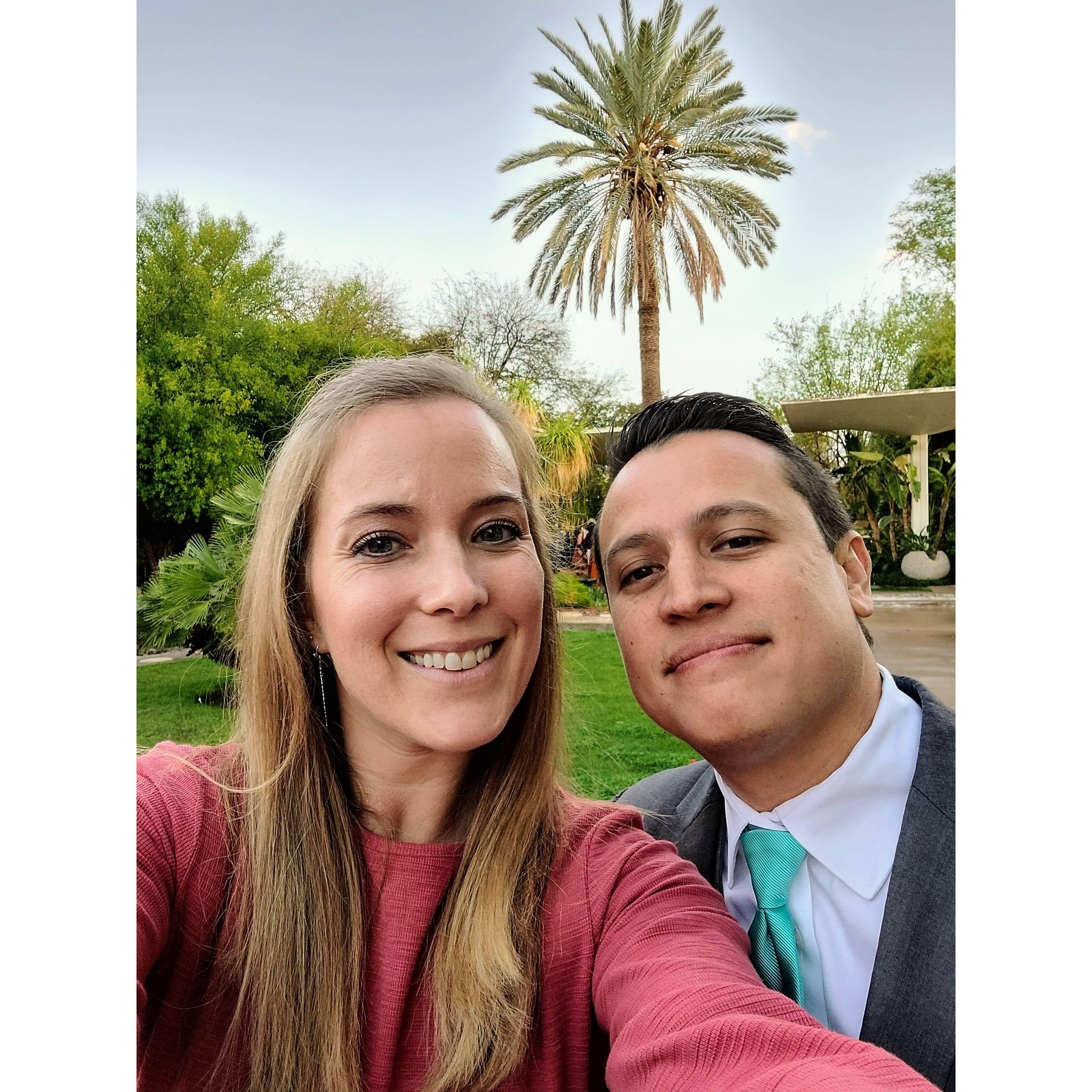 Attending a friend's wedding in Phoenix