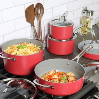 Angelie 10-Piece Enamel Cookware Set