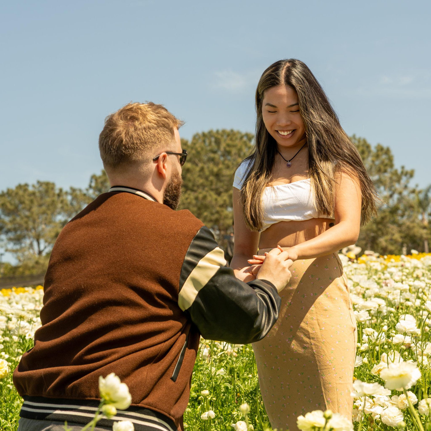 The moment he proposed.
