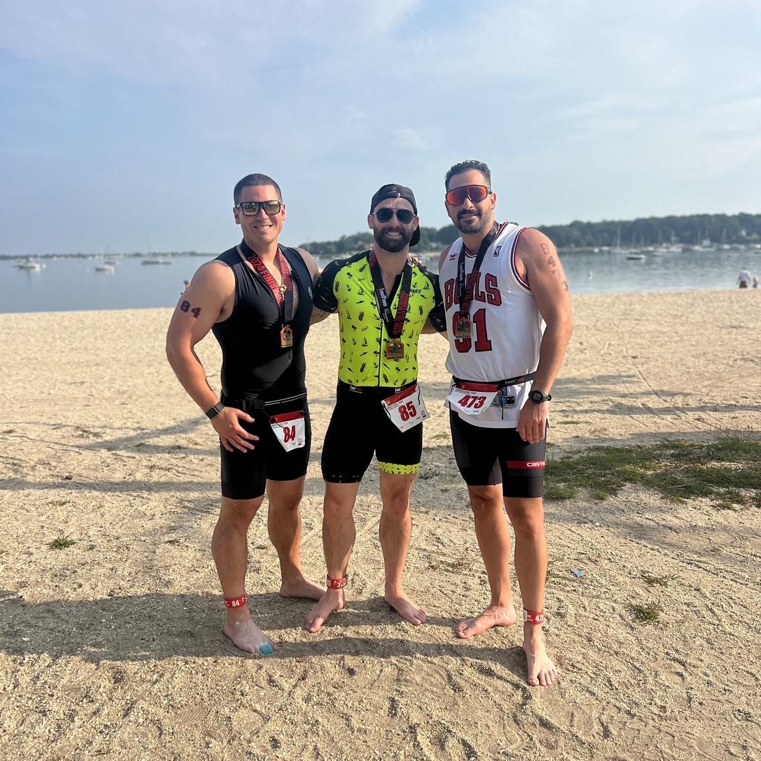 Joe’s first triathlon.