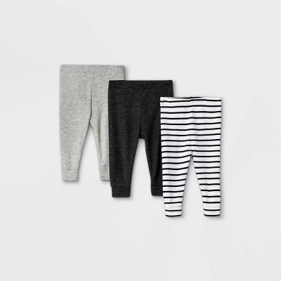Baby 3pk Pull-On Pants - Cloud Island™ Black