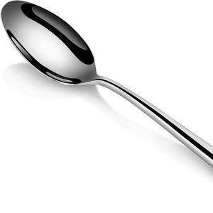 Artaste Rain II Forged 18/10 Stainless Steel (Silver (Set of 12), Dinner Spoon (8-Inch))
