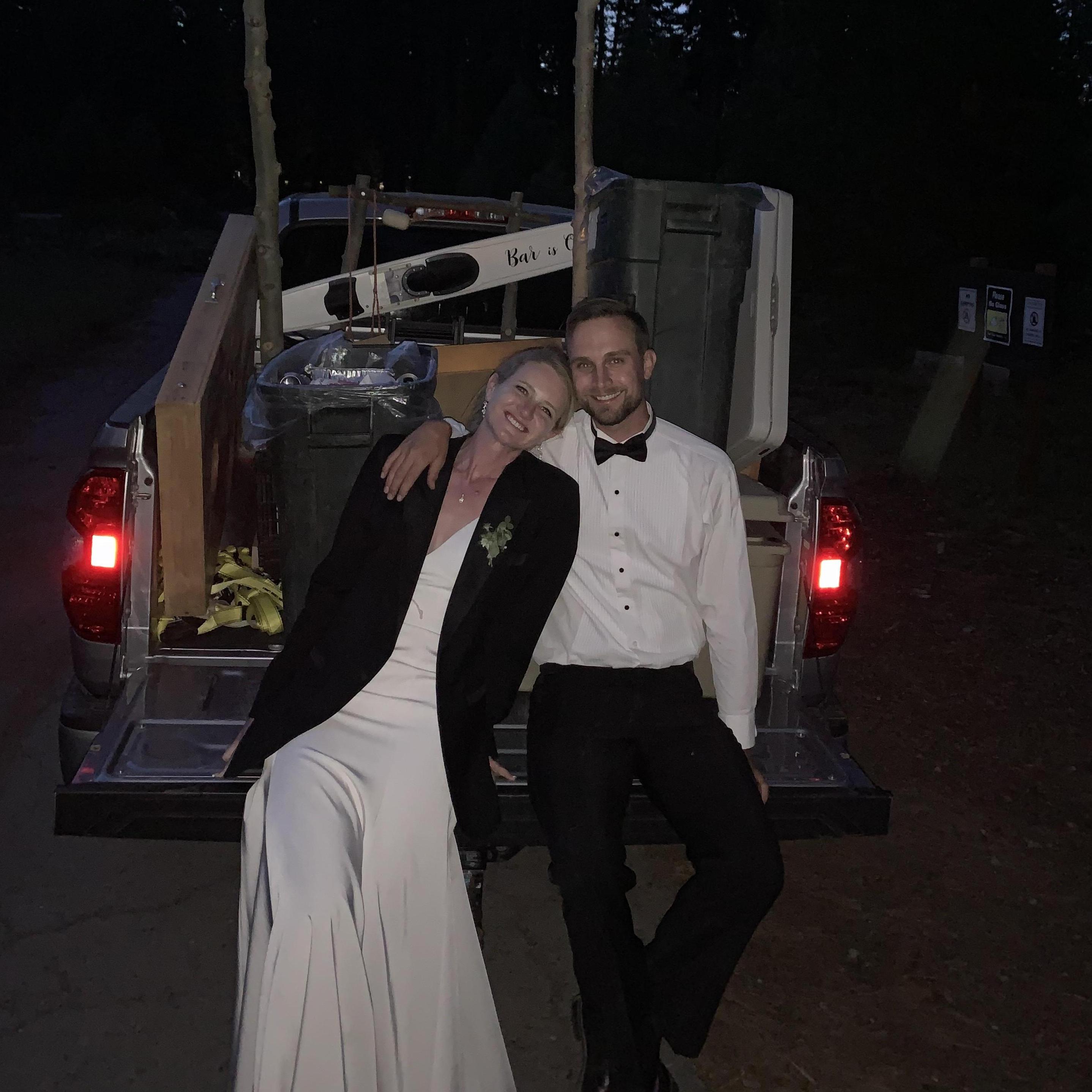 End of Wedding Photo