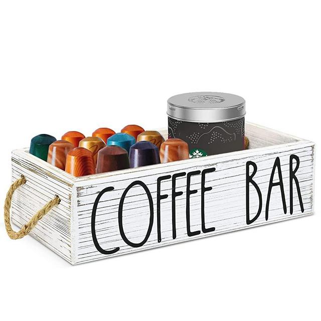 Coffee Station Organizer Coffee Pods Holder Coffee Bar Organizer Counter, K Cup Holder Organizer Coffee Capsule Holder, Kpod Coffee Pod Storage Holder, Coffee Bar Accessories Decor