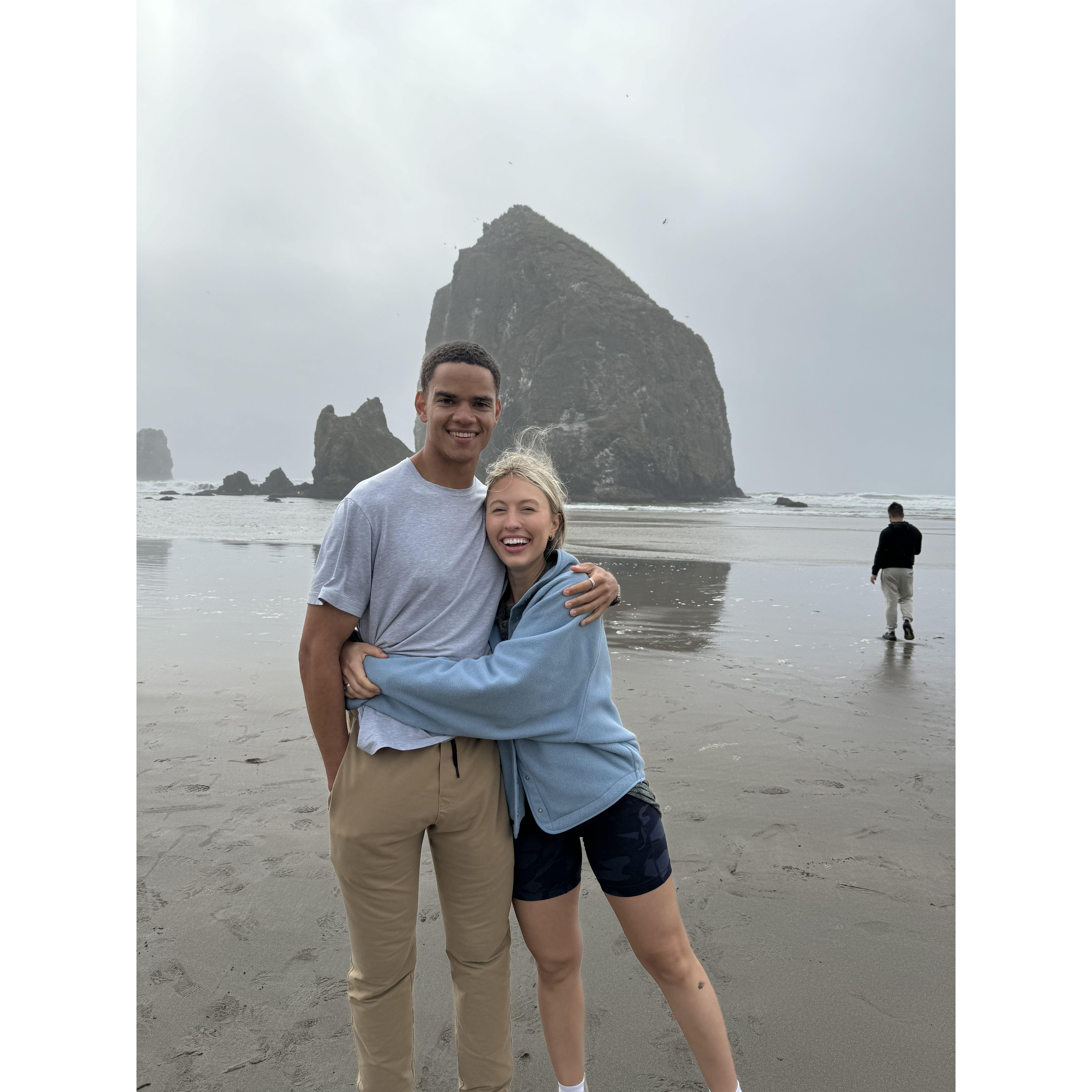 Oregon coastline! What a freezing cold dream!