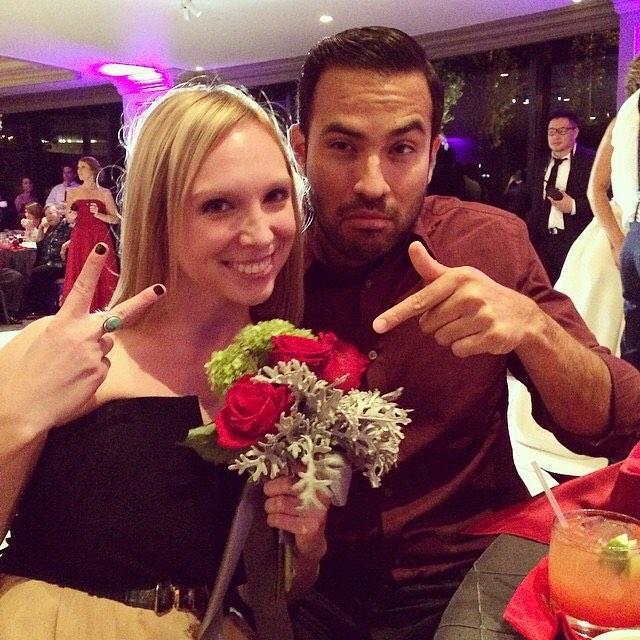 Katherine caught the bouquet at Megan and Nguyen's wedding. And many of our other friend's bouquets! Now it's finally her turn!