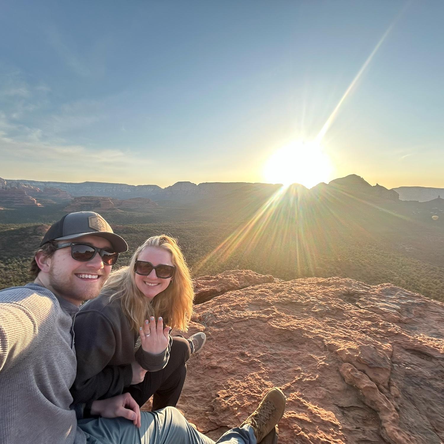 About 5 minutes after we got engaged :)