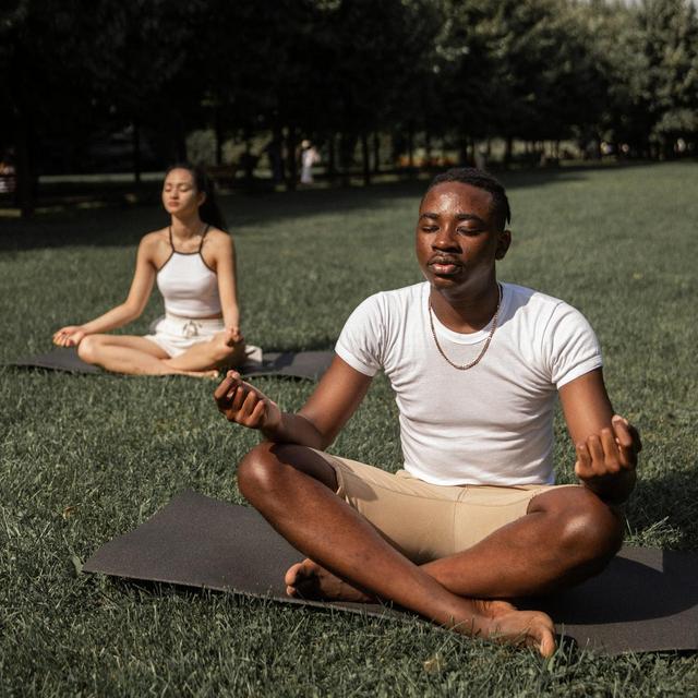 Private Yoga Lesson on our Honeymoon