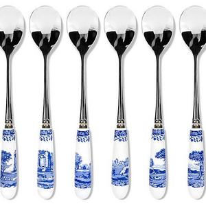 S/6 Porcelain Teaspoons