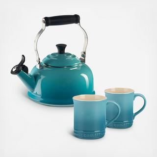 3-Piece Kettle and Mug Set