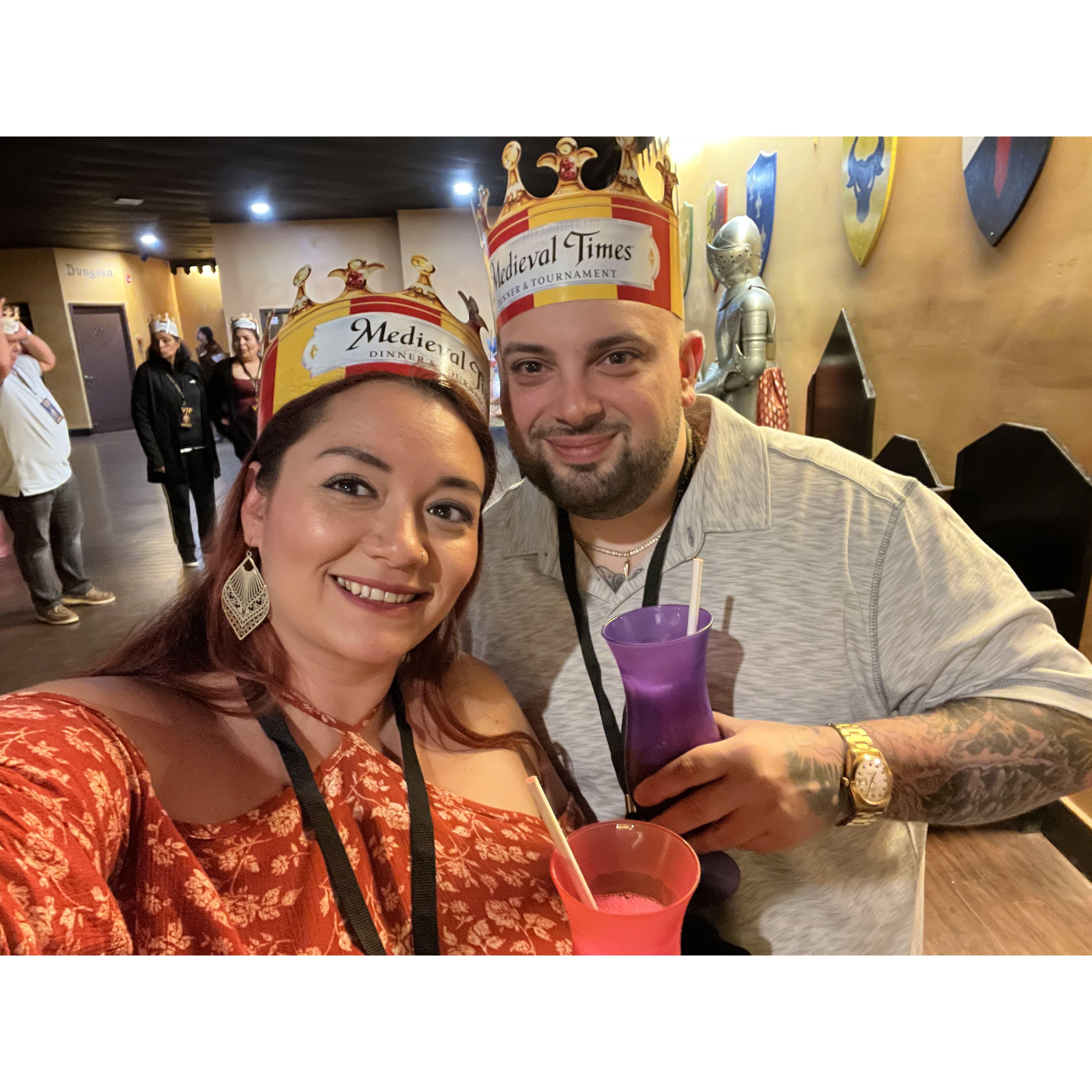 Our 1st photo together. Our 3rd date.